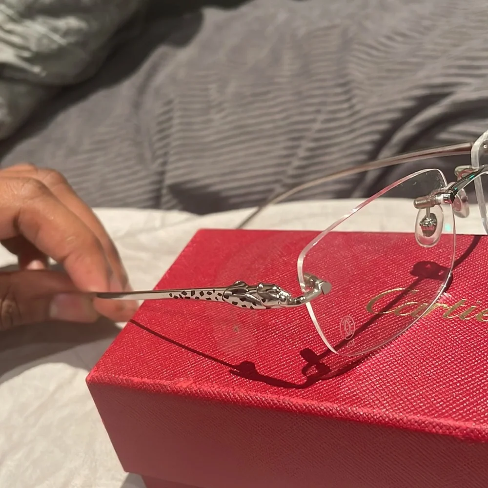 Jaguar frame Cartier Glasses - Picture 3 of 6